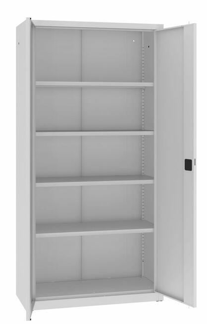 Szafa biurowa, metalowa 1000x435x1990mm kolor popielaty