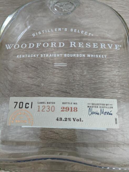 Woodford Reserve 0,7l -PUSTA-kolekcjonerska- real foto