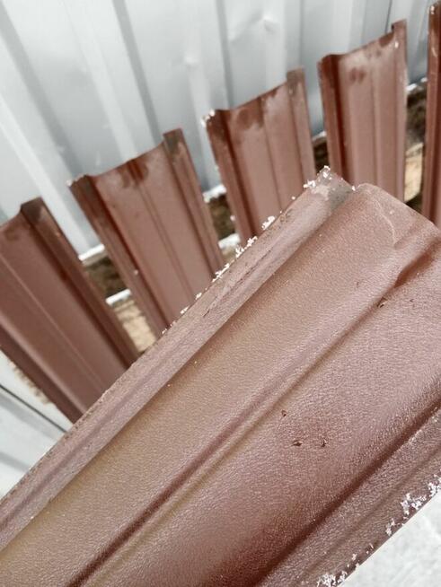 Sztacheta 1 i 2 gatunek brąz mat