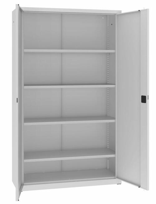 Szafa biurowa metalowa 1200x435x1990mm kolor popielaty