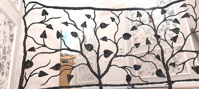 balustrada schodowa , kowalstwo , brama kuta, bramka, ogrodze