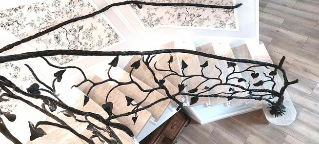 balustrada schodowa , kowalstwo , brama kuta, bramka, ogrodze