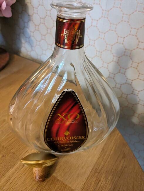 Butelka Koniak Courvoisier PUSTA Kolekcjonerska-real foto