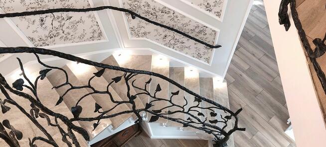 balustrada schodowa , kowalstwo , brama kuta, bramka, ogrodze