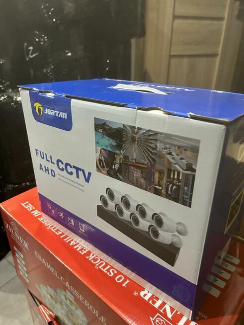 Zestaw 8 kamer do monitorowania - Jortan