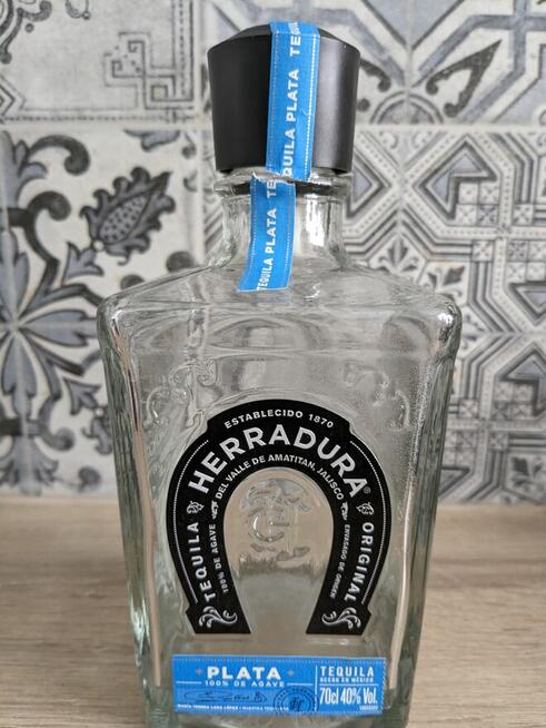 Tequila Herradura 0,7l -PUSTA-kolekcjonerska- real foto