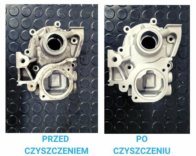 Szkiełkowanie na mokro- Aquablasting. Odnawianie części.