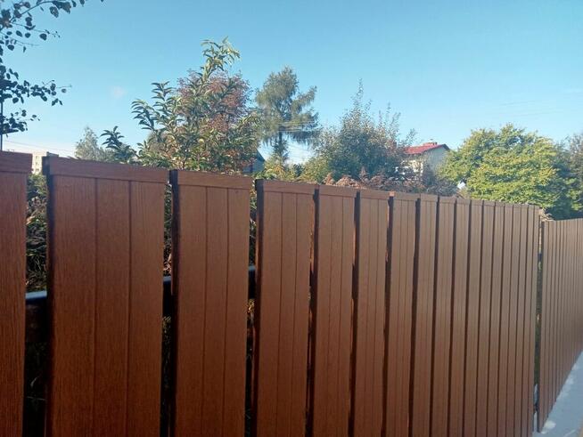 Ogrodzenia drewnopodobne ( ekonomiczne)