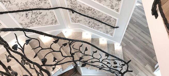 balustrada schodowa , kowalstwo , brama kuta, bramka, ogrodze