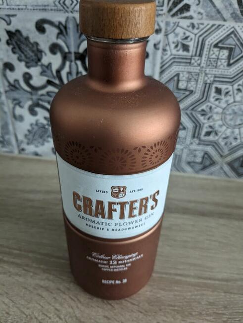 Gin Crafters 0,7l -PUSTA-kolekcjonerska-real foto