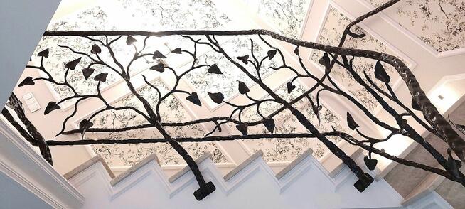 balustrada schodowa , kowalstwo , brama kuta, bramka, ogrodze