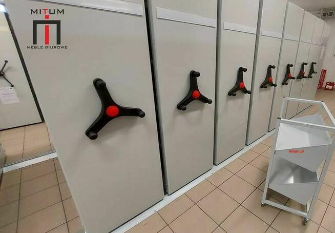 Regały przesuwne projektowanie, dostawa i montaż