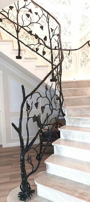 balustrada schodowa , kowalstwo , brama kuta, bramka, ogrodze