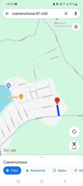 Sprzedam działkę nad jeziorem Łąkie szczekarzewo wólka