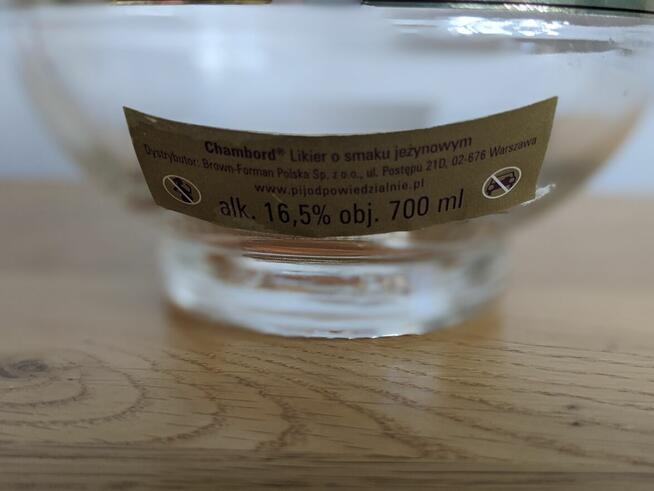 Chambord 0,7l -PUSTA-kolekcjonerska - real foto