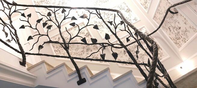 balustrada schodowa , kowalstwo , brama kuta, bramka, ogrodze