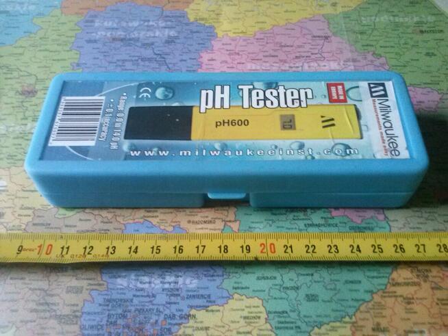 Ph Tester, etui, kalibracja, wkrętak, instrukcja, 20 zł.