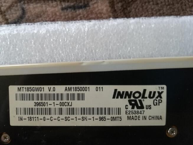 Matryca InnoLux MT185GW01 V.0 18,5 TFT-LCD