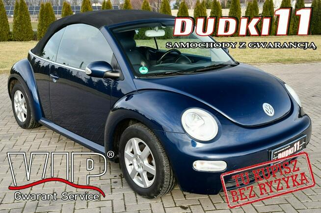 Volkswagen New Beetle 1,6B dudki11 Cabrio,Podg.Fot.Skóry.El.szyby,Centralka,OKAZJA