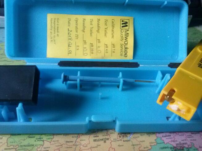 Ph Tester, etui, kalibracja, wkrętak, instrukcja, 20 zł.