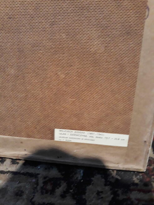 obraz /ułan i dziewczyna 15 ,7 x 20,8 /W Kossak / repr. krak