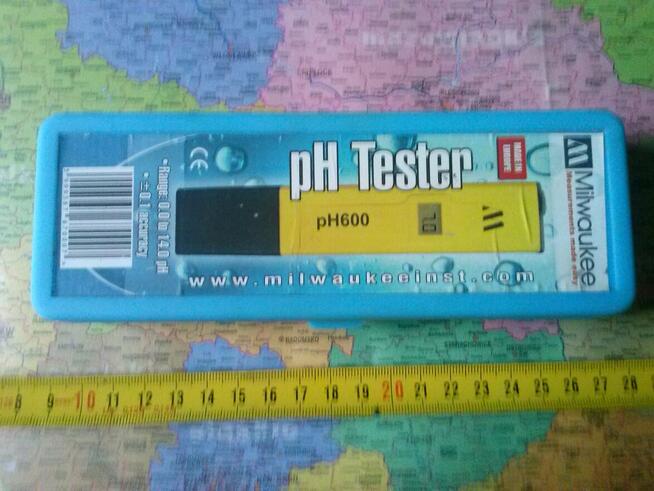 Ph Tester, etui, kalibracja, wkrętak, instrukcja, 20 zł.
