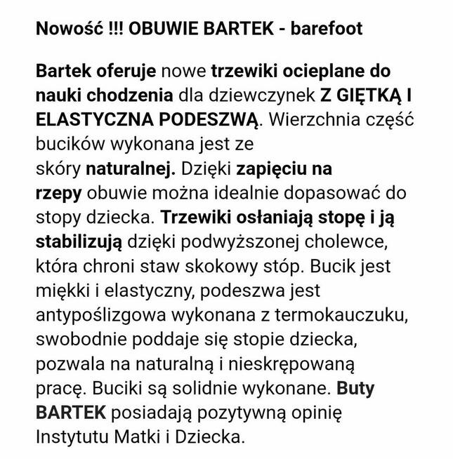 Rozmiary od 21 do 26 skórzane Nowe paragon OBUWIE KOSAKOWO
