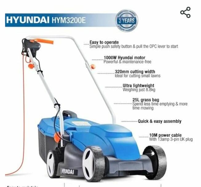 Kosiarka elektryczna Hyundai