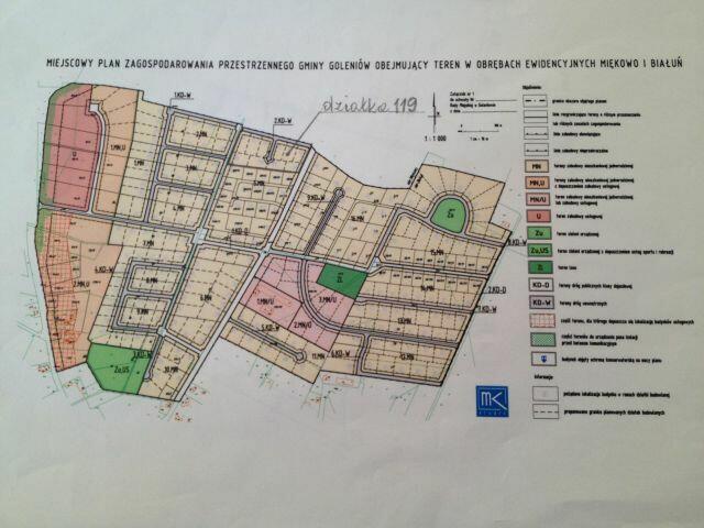 Działka budowlana koło Goleniowa na sprzedaż