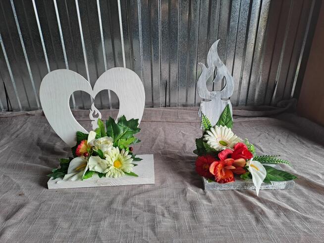 kompozycje wiązanka świąteczna na grób stroik cmentarz