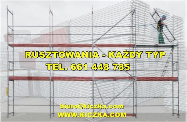 TANIE RUSZTOWANIA Elewacyjne Fasadowe - RUSZTOWANIE 495m2