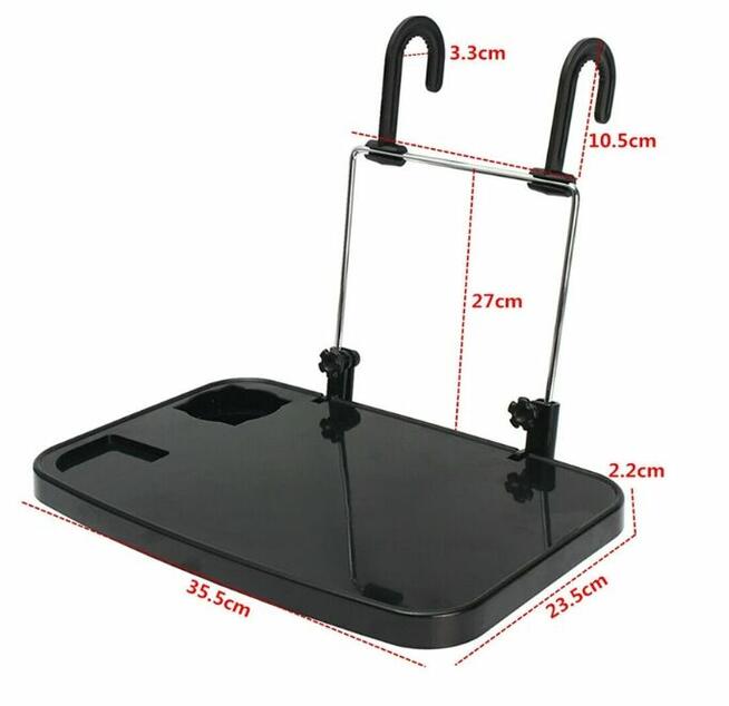 Składany stolik samochodowy