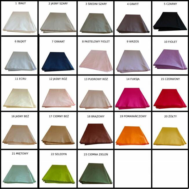 Poszewka 40x60 100% jasiek naturalna BAWEŁNA Wybór Wzoru