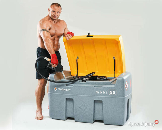 Zbiornik mobilny na olej napędowy 400L z dystrybutorem