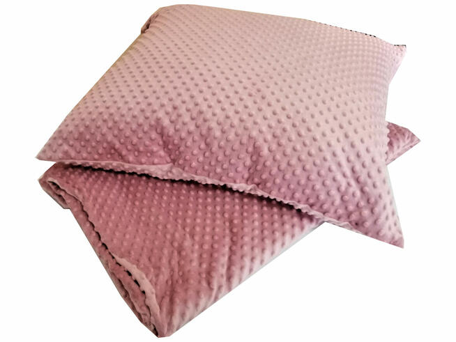 Poszewka 40x60 powłoczka POLAR MINKY kuleczki WYBÓR KOLORU