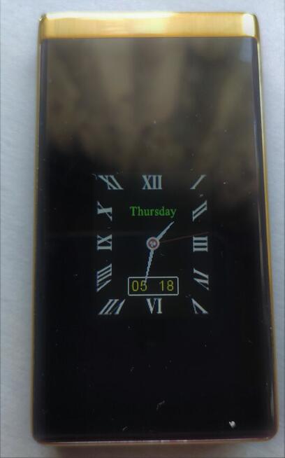 Nowy mini telefon komórkowy GSM 2G z klapką