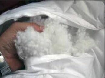 PODUSZKA z antyalergczną kulką silikonową 40x40 jasiek