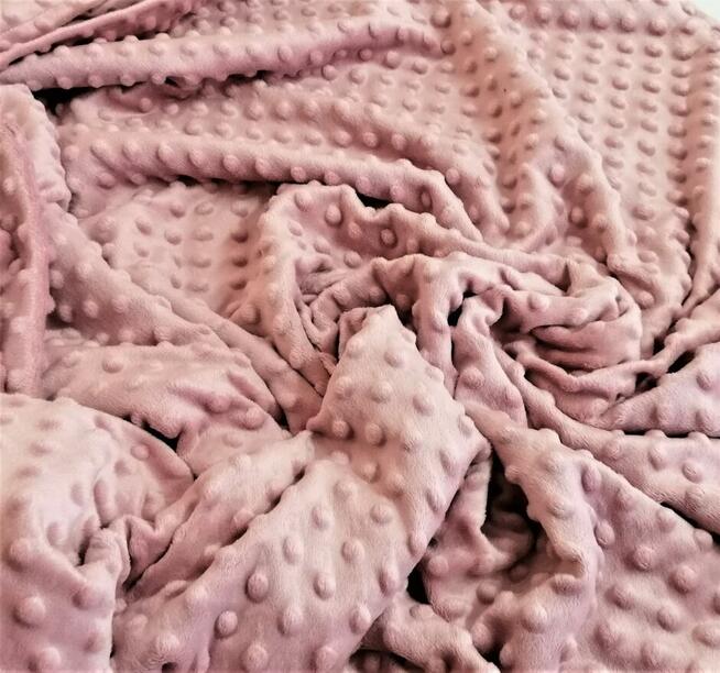 Poszewka 50x60 powłoczka POLAR MINKY kuleczki WYBÓR KOLORU