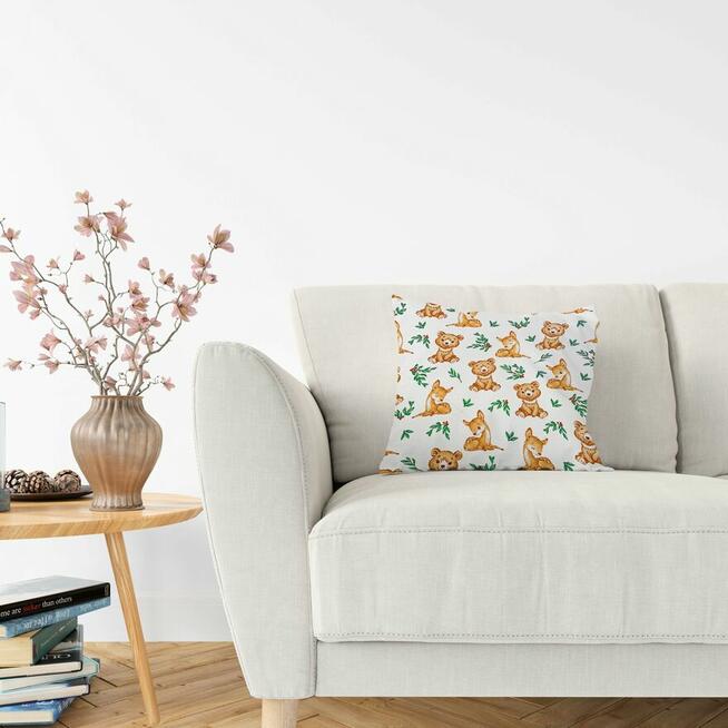 Poszewka 45x45 100% jasiek naturalna BAWEŁNA Wybór Wzoru