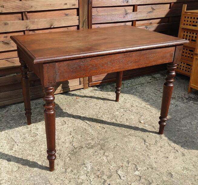 Drewniany stół stylowy piękny unikatowy