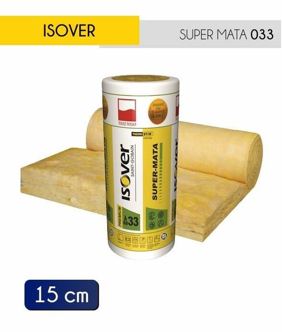 Wełna mineralna Supermata 150mm 3,72m2