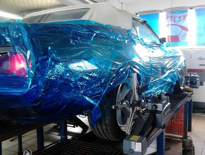 Geometria kół, zbieżność w aucie, Szczecin