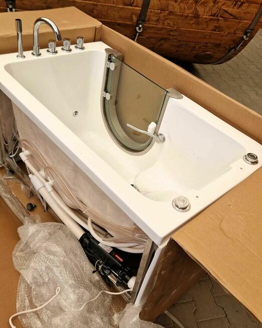 Wanna z drzwiami dla seniorów 1285 x 820 x 750mm