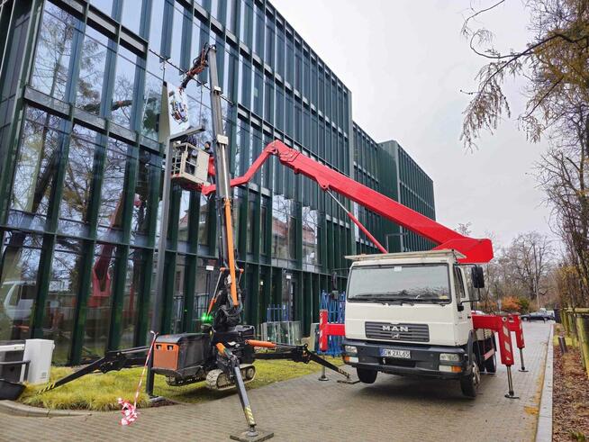 podnośnik koszowy Wrocław usługi Wynajem zwyżka 22,25,30,35,