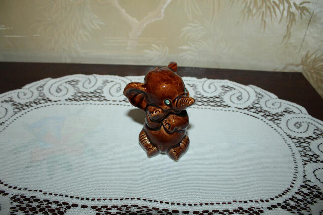 Słonik Porcelit Ceramika + metka PRL