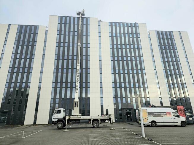 Usługi Podnośnik koszowy 20,22,25,30,35,42m Wynajem Zwyżka