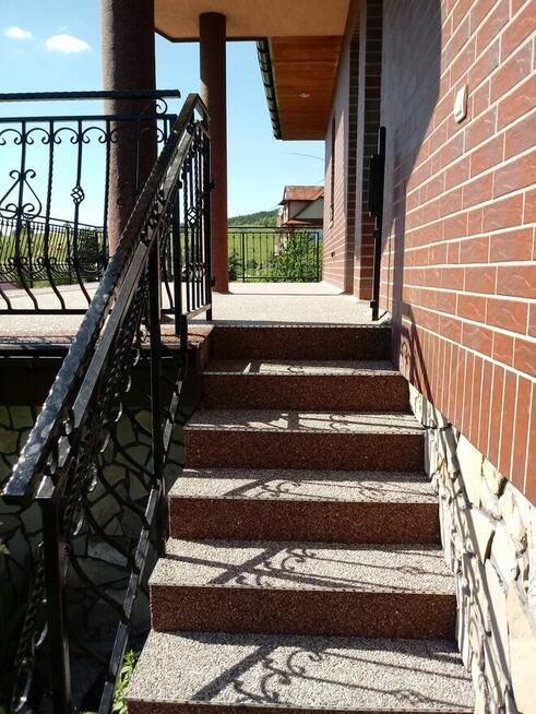 żywica Micronfloor kamienny dywan na balkon , taras