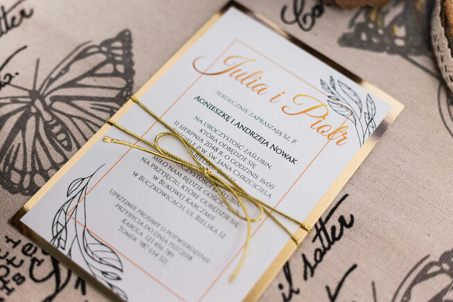 Zaproszenia ślubne i dodatki na ślub i wesele Jumika