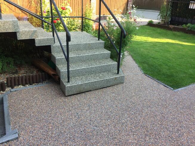 żywica Micronfloor kamienny dywan na balkon , taras