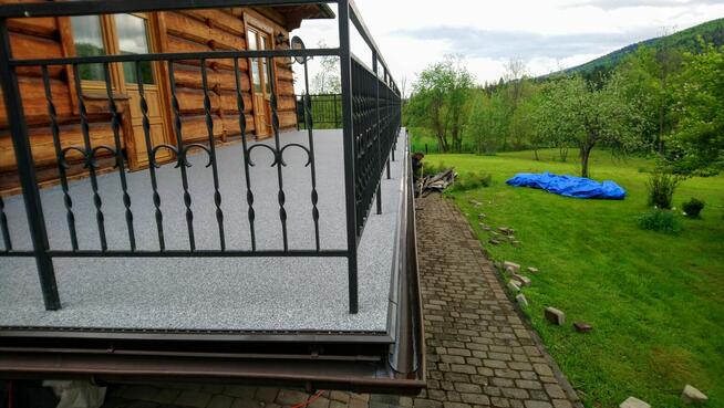 Micronfloor kamienny dywan na balkony tarasy schody